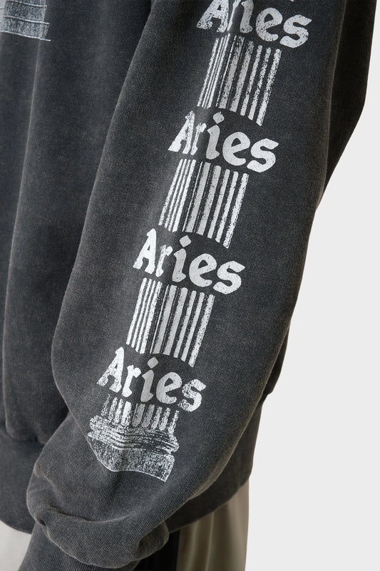 Світшот AGED ANCIENT COLUMN чорний