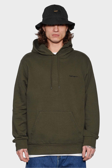 Худі SCRIPT EMBROIDERY зелений, купити онлайн в магазині.