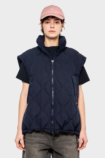 women#@Куртка DETACHABLE SLEEVES QUILTED