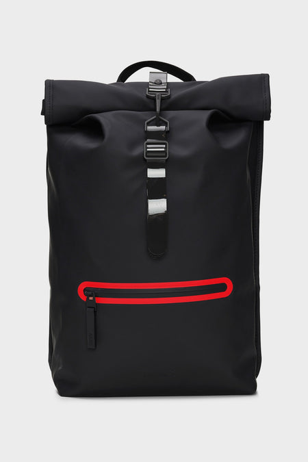 Рюкзак ROLLTOP RUCKSACK CONTRAST чорний, купити онлайн в магазині.