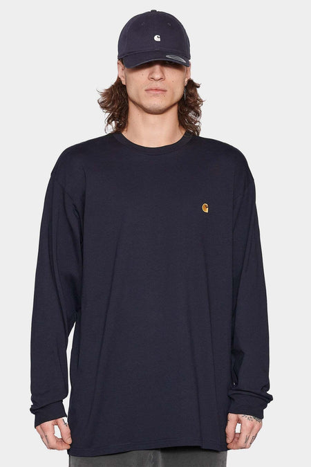 men#@Лонгслів CHASE темно-синій