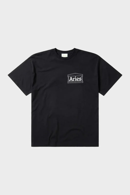 Футболка TEMPLE чорна Logo white