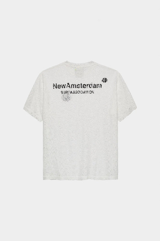 Футболка LACE LOGO біла