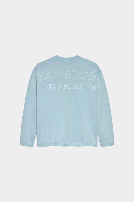 Лонгслів LOGO LINE блакитний