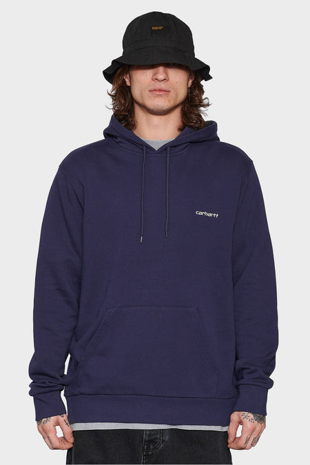 men#@Худі SCRIPT EMBROIDERY синій, купити онлайн в магазині.