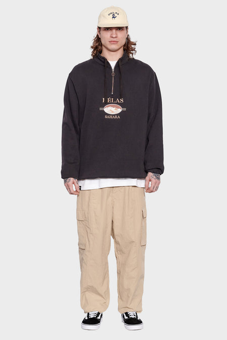 men#@Світшот SAHARA QUARTER ZIP чорний