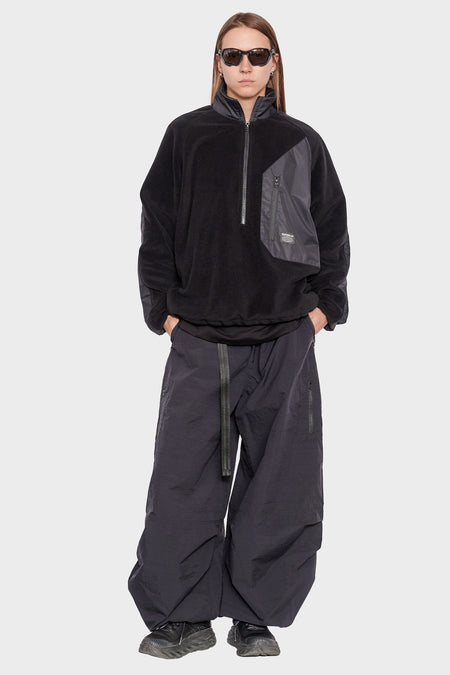 women#@Штани UL ZIP BAGGY чорні