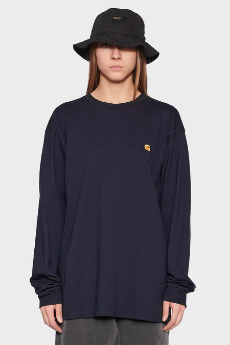 women#@Лонгслів CHASE темно-синій