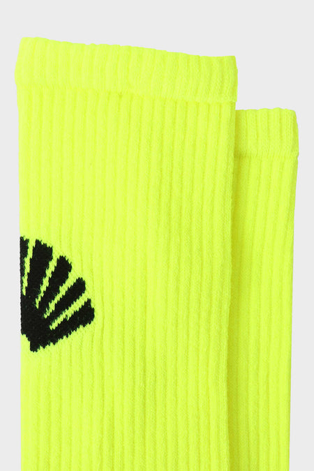 Носки LOGO SOCKS неоново-зеленые