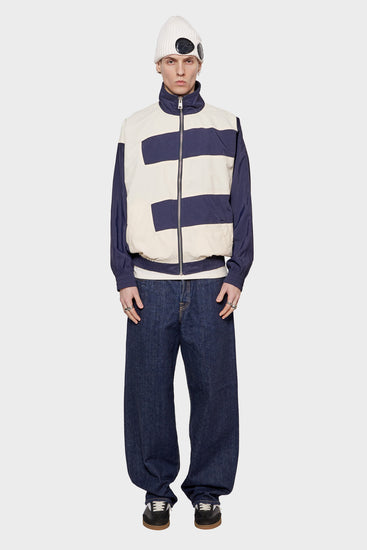 men#@Куртка TRACKSUIT JACKET біло-синя