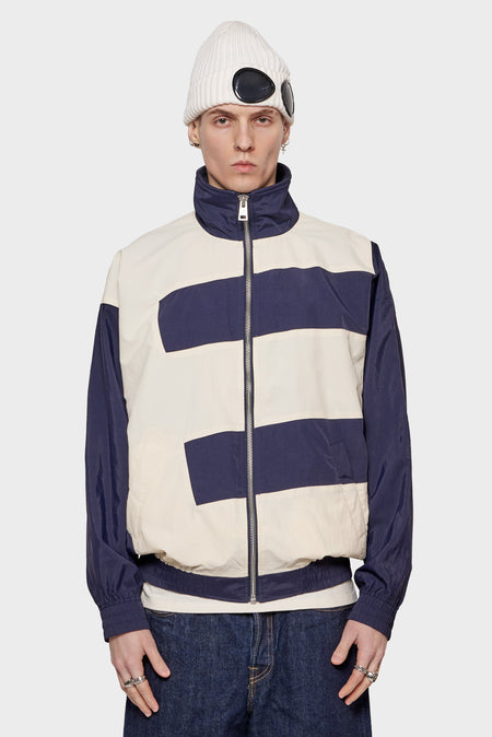 men#@Куртка TRACKSUIT JACKET біло-синя