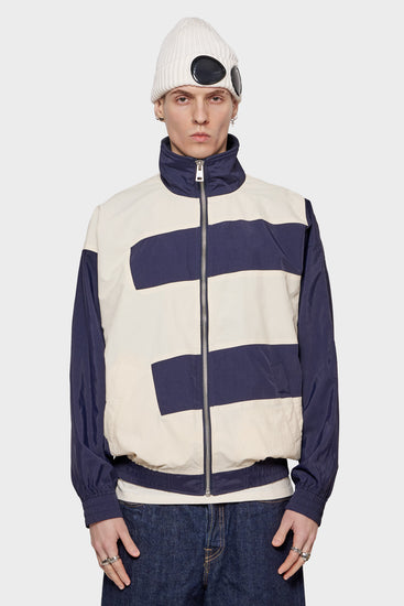 men#@Куртка TRACKSUIT JACKET біло-синя