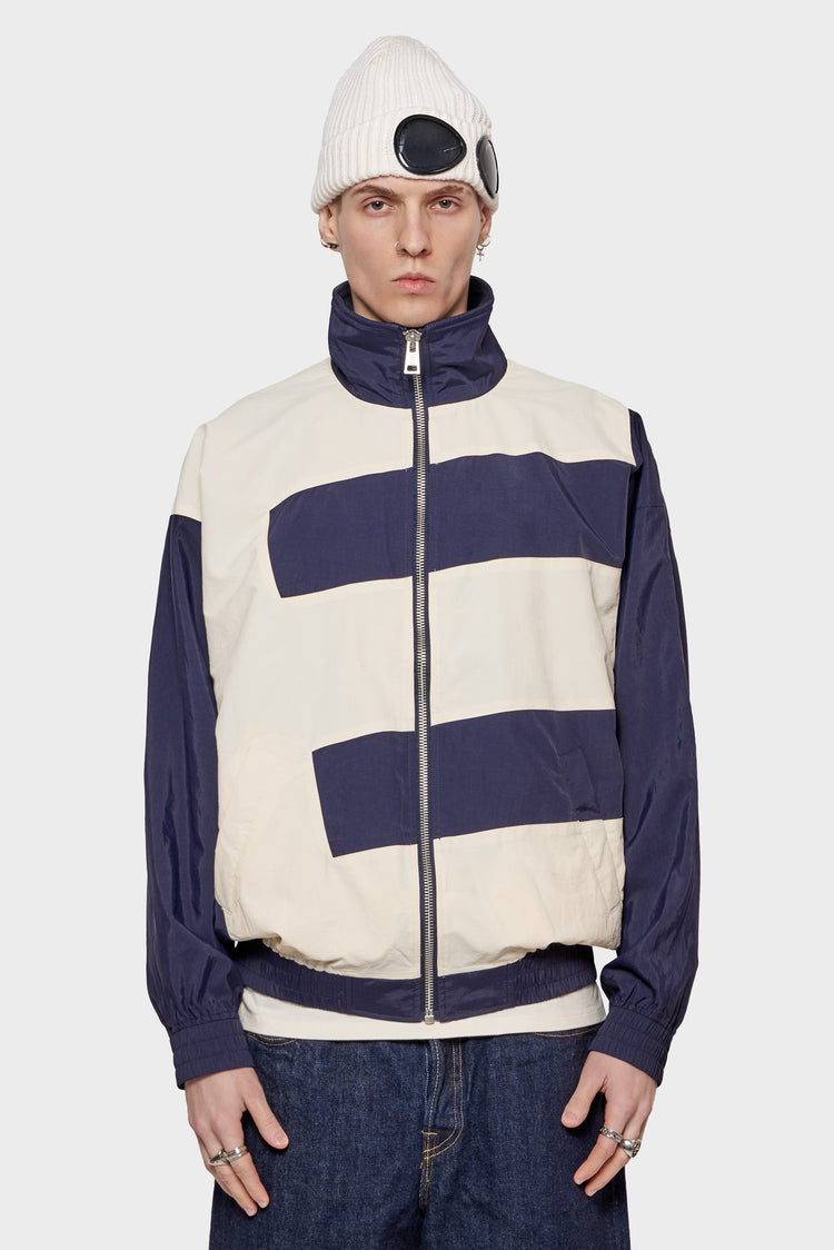 men#@Куртка TRACKSUIT JACKET біло-синя