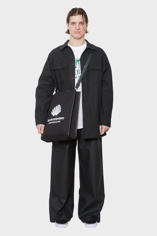 men#@Сорочка OVERSIZED SHIRT чорна, купити онлайн в магазині.