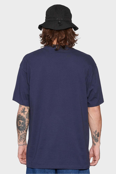 Футболка SCRIPT EMBROIDERY синя