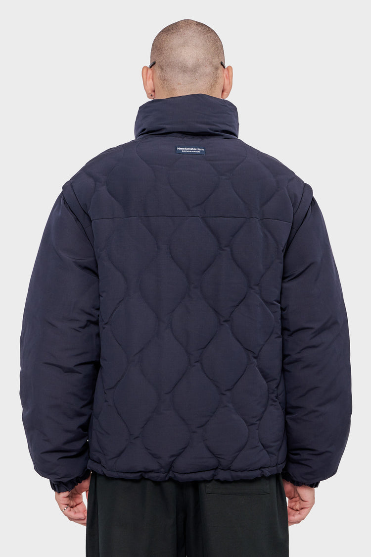 men#@Куртка DETACHABLE SLEEVES QUILTED