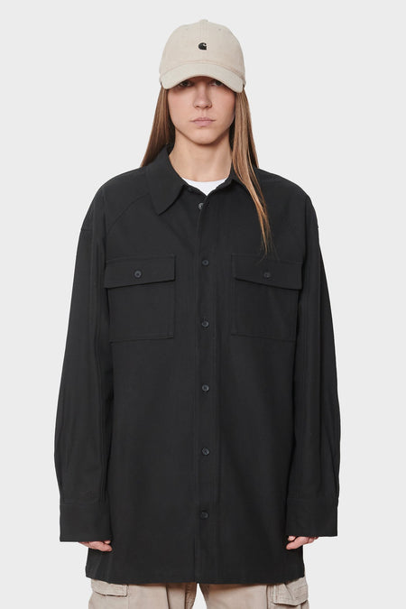 women#@Сорочка OVERSIZED SHIRT чорна, купити онлайн в магазині.