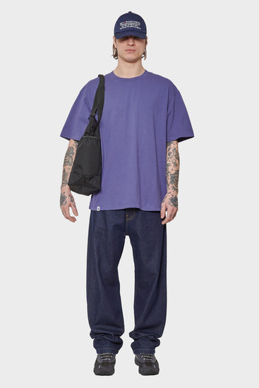 men#@Футболка OVERSIZE BASIC фіолетова