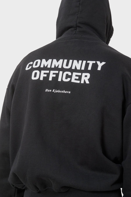Зіп-худі OFFICER PRINTED чорний, купити онлайн в магазині.