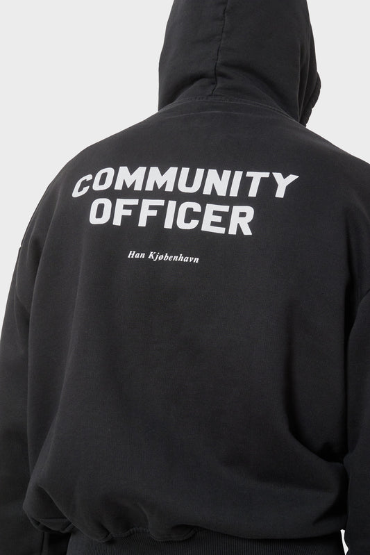 Зіп-худі OFFICER PRINTED чорний, купити онлайн в магазині.