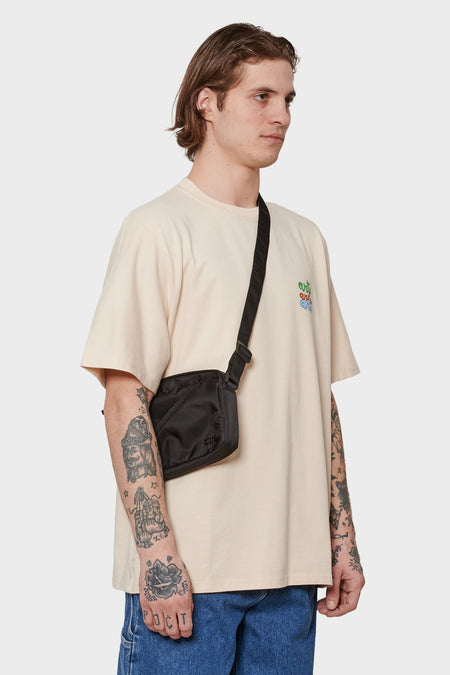 men#@Сумка NYLON SMALL BAG чорнай
