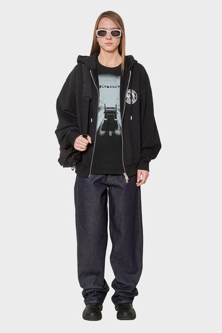 women#@Зіп-худі OFFICER PRINTED чорний
