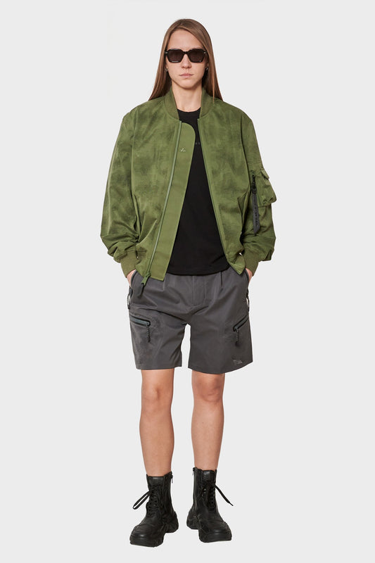 women#@Шорти LASER CUT SHORT сірі