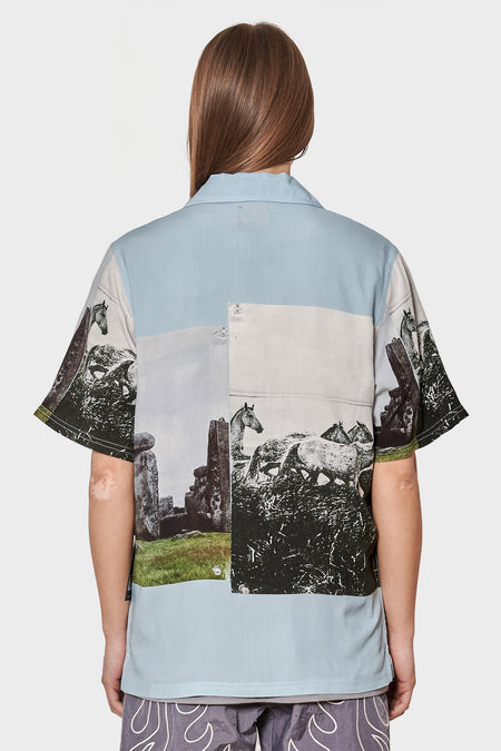 women#@Сорочка STONE HORSE блакитна