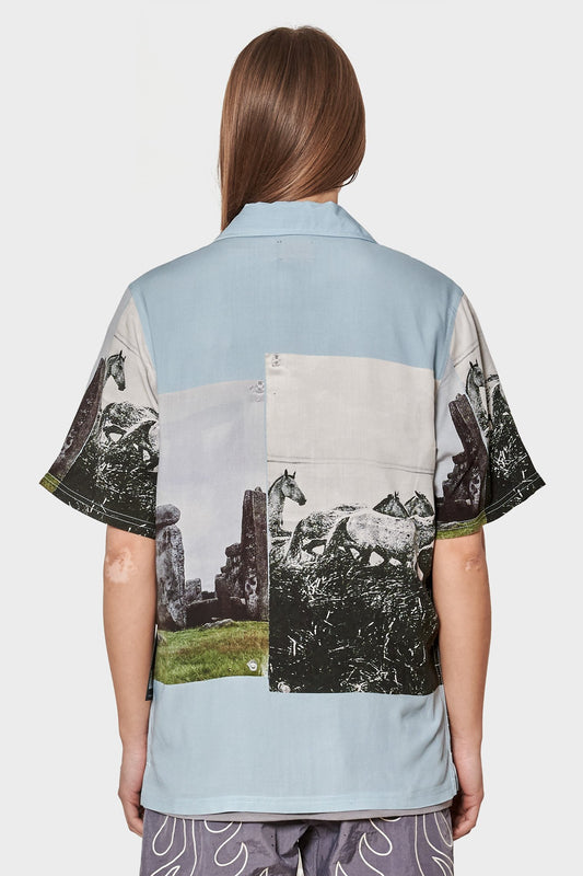 women#@Сорочка STONE HORSE блакитна