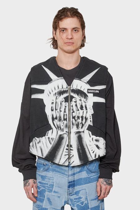 men#@Жилет LADY LIBERTY чорний