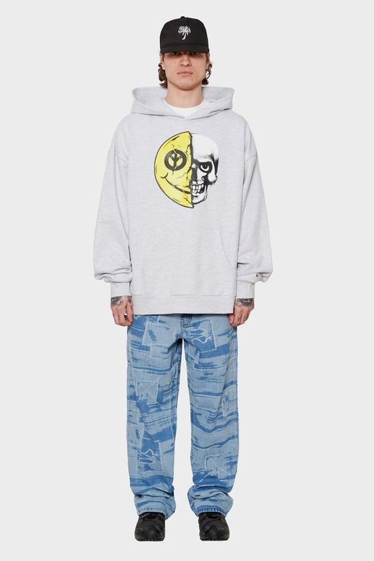 men#@Худі HAPPY FACE біле