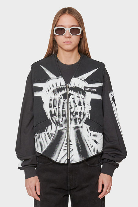 women#@Жилет LADY LIBERTY чорний