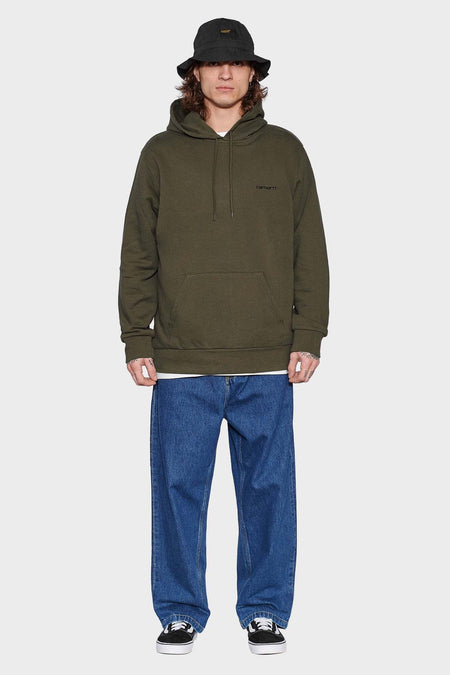 Худі SCRIPT EMBROIDERY зелений, купити онлайн в магазині.