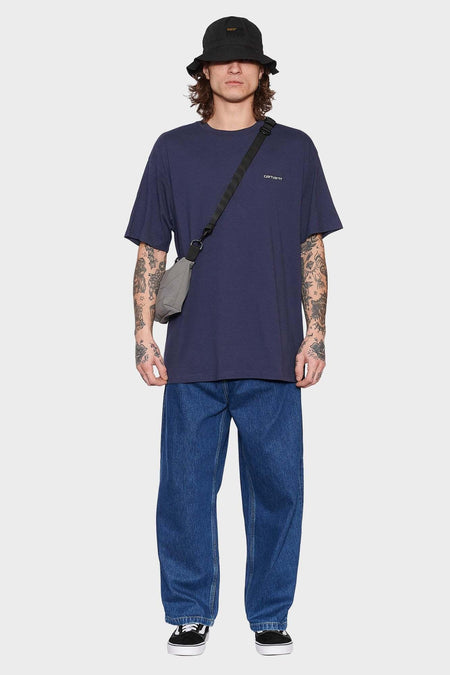 Футболка SCRIPT EMBROIDERY синя