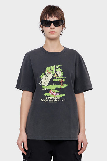 women#@Футболка MAGIC WOODS FESTIVAL чорна