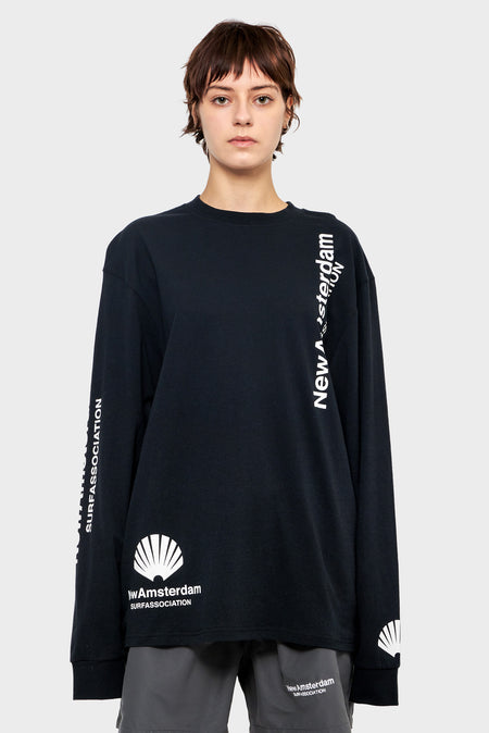 women#@Лонгслів LOGO чорний