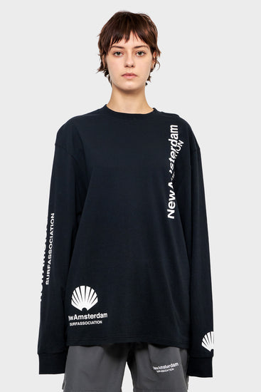 women#@Лонгслів LOGO чорний