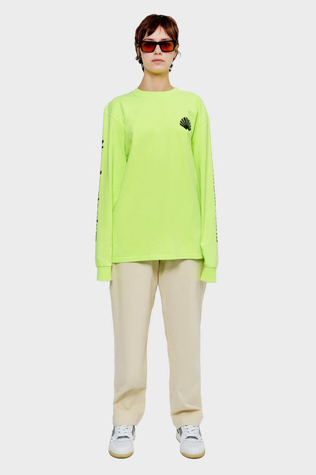 women#@Лонгслів LOGO салатовий