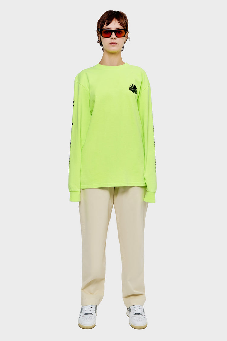 women#@Лонгслів LOGO салатовий