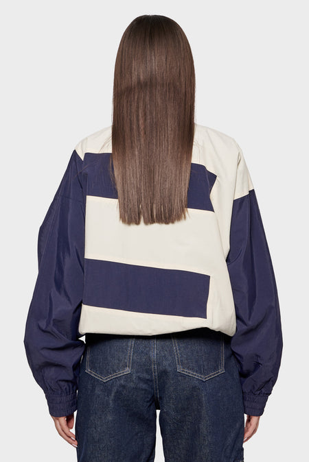 women#@Куртка TRACKSUIT JACKET біло-синя