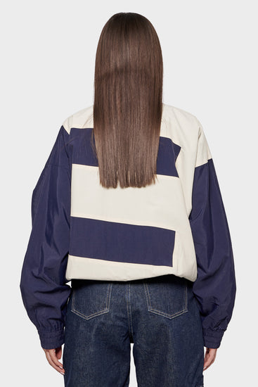 women#@Куртка TRACKSUIT JACKET біло-синя