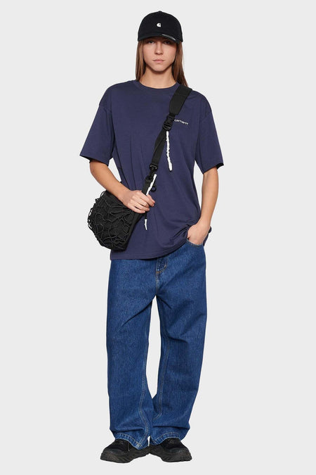 Футболка SCRIPT EMBROIDERY синя