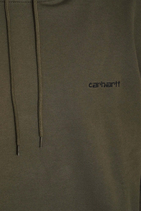 Худі SCRIPT EMBROIDERY зелений, купити онлайн в магазині.