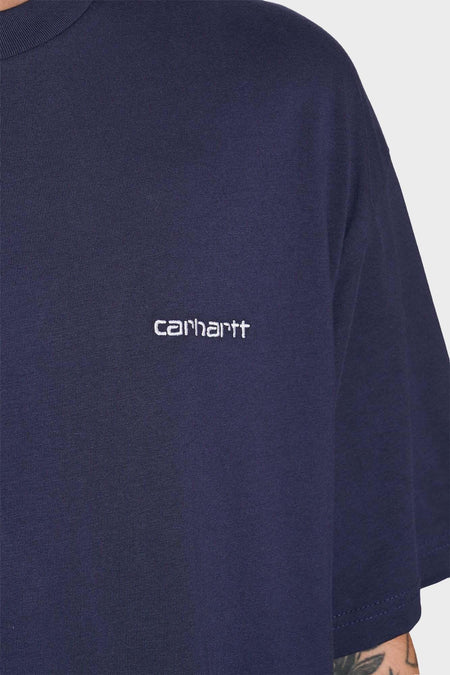 Футболка SCRIPT EMBROIDERY синя