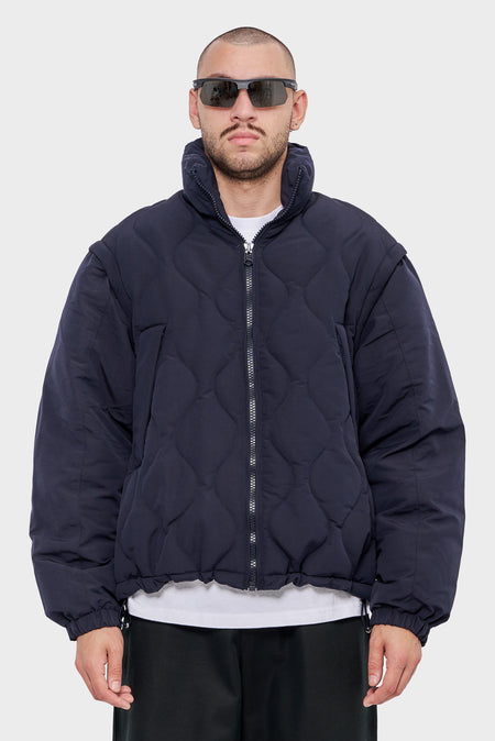 men#@Куртка DETACHABLE SLEEVES QUILTED