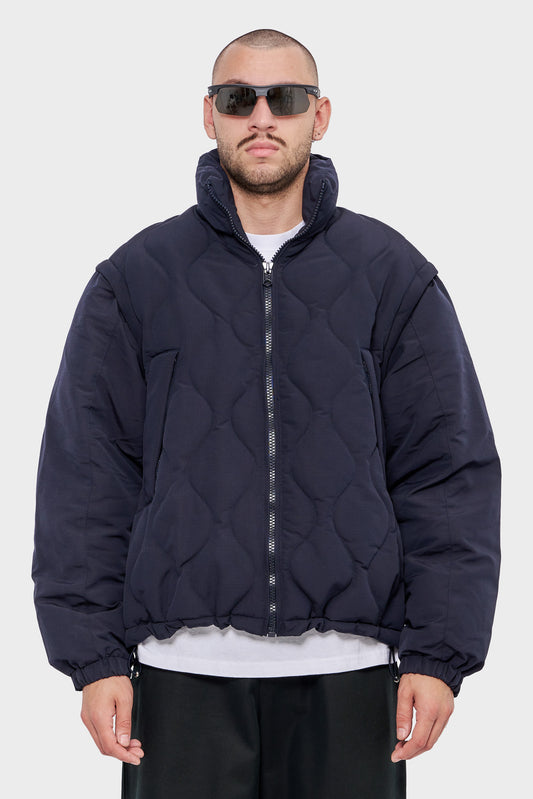 men#@Куртка DETACHABLE SLEEVES QUILTED