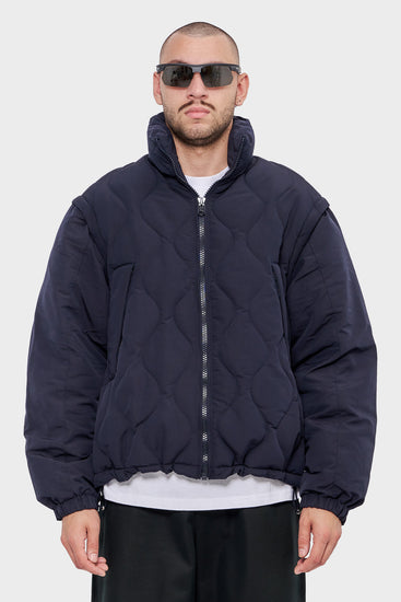 men#@Куртка DETACHABLE SLEEVES QUILTED