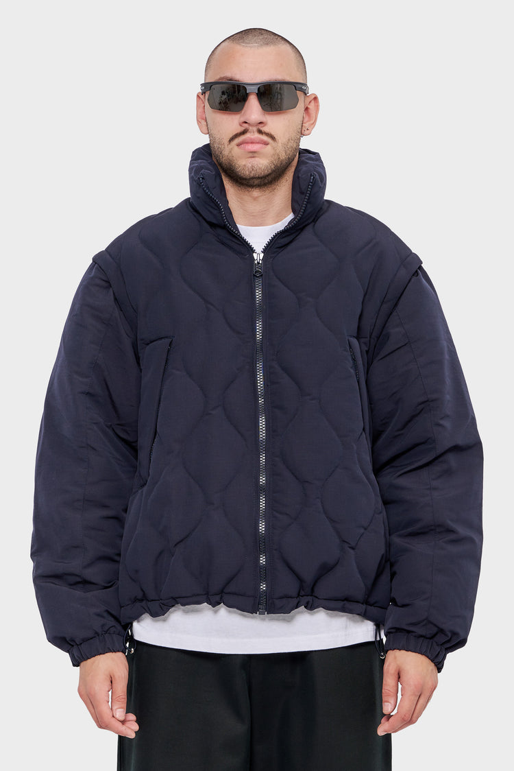 men#@Куртка DETACHABLE SLEEVES QUILTED