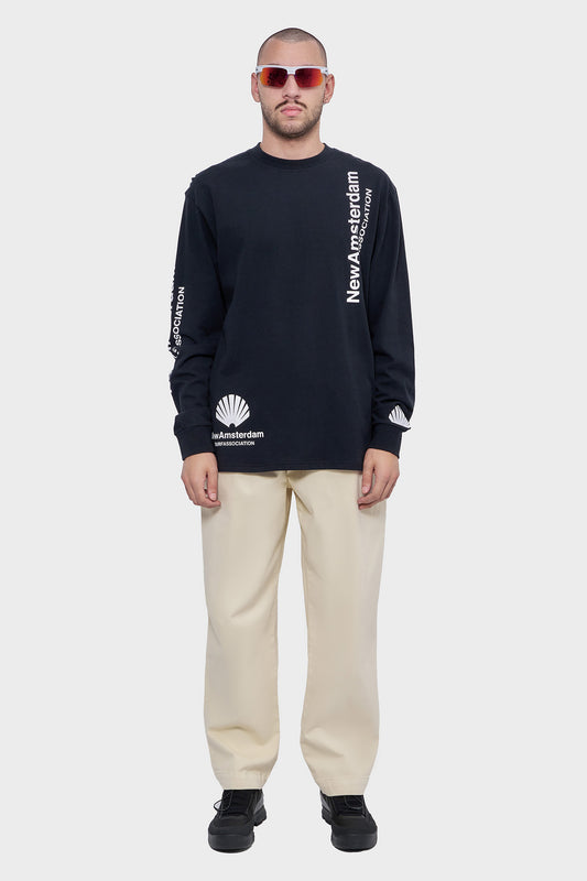 men#@Лонгслів LOGO чорний