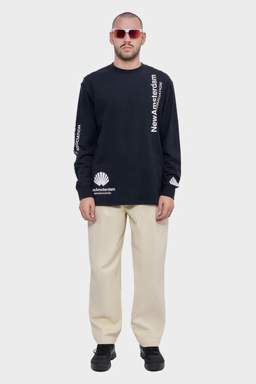 men#@Лонгслів LOGO чорний